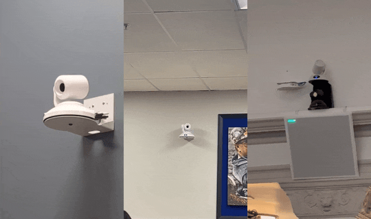 Cameras dancing